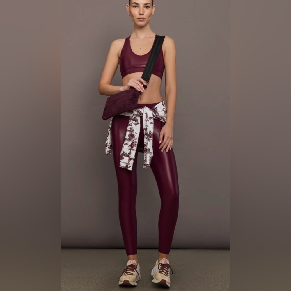 Carbon38 Takara Shine Action Bra & Legging High Rise 7/8 Length Fig XS/S $206